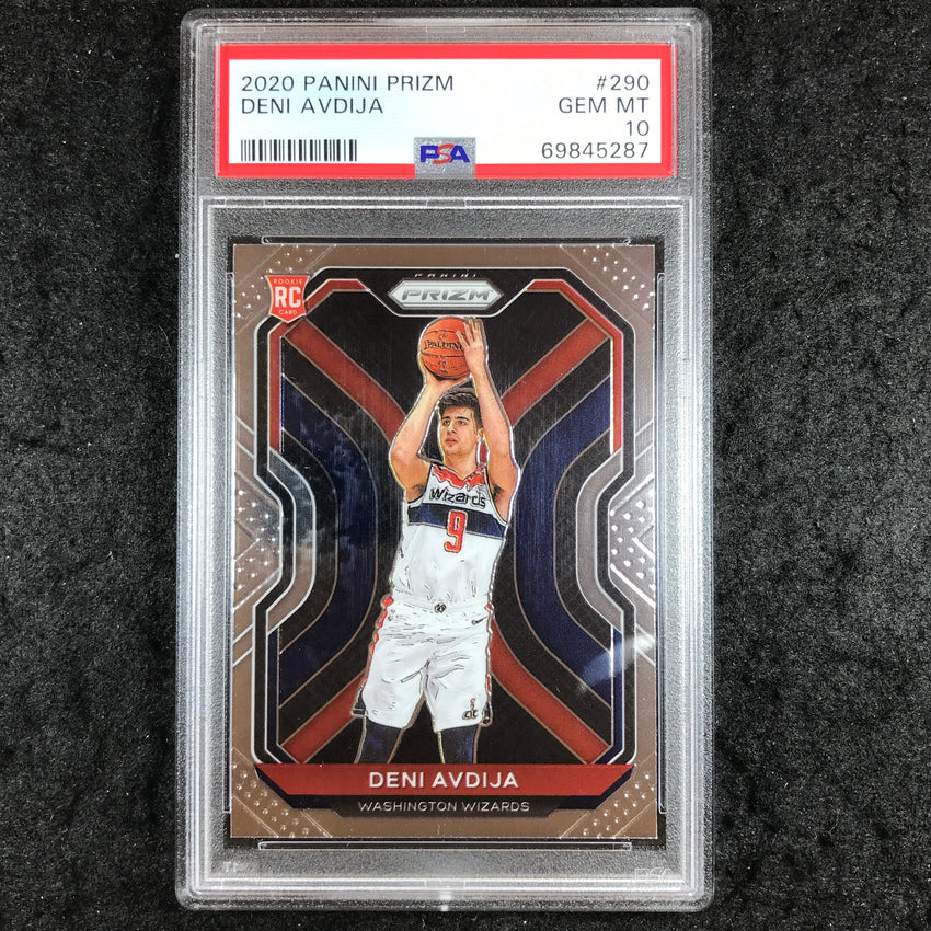2020 Panini Prizm DENI AVDIJA Rookie Base #290 PSA 10 (287)