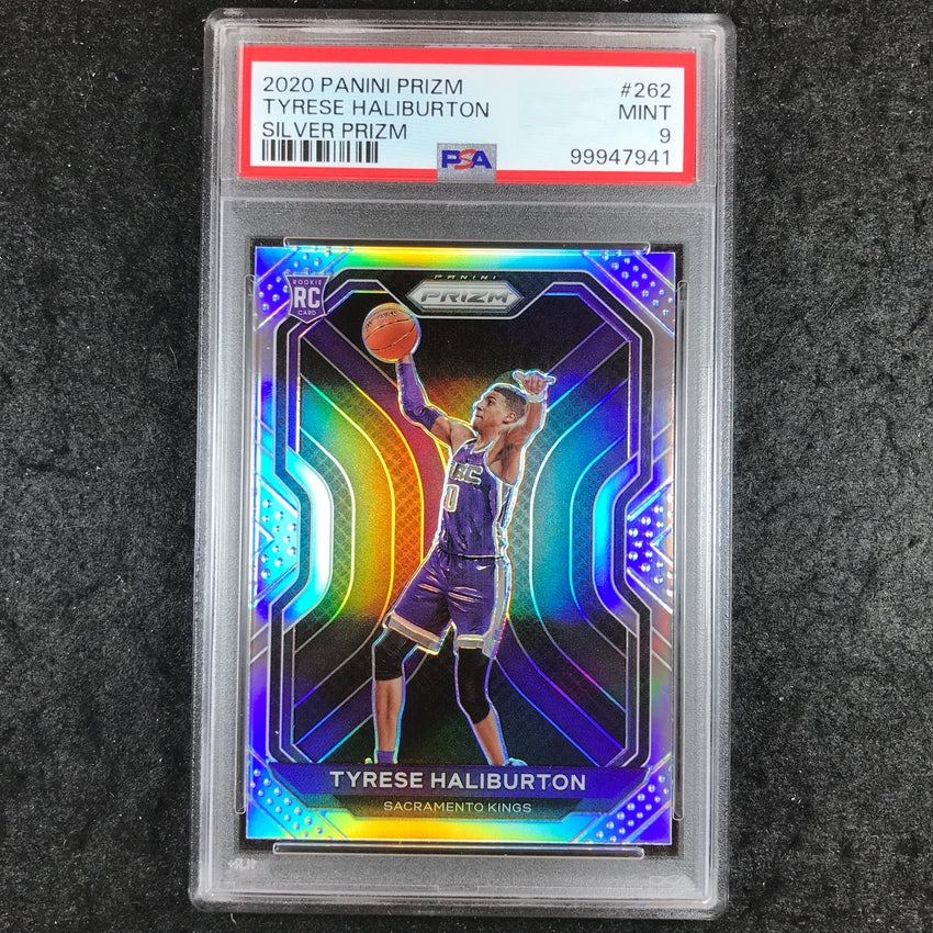 2020 Prizm TYRESE HALIBURTON Rookie Silver #262 PSA 9 (941)