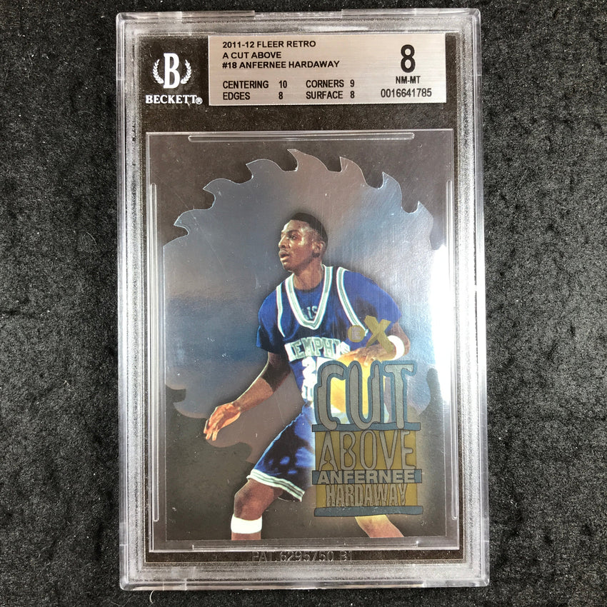 2011 Fleer Retro ANFERNEE HARDAWAY A Cut Above #18 BGS 8 (785)