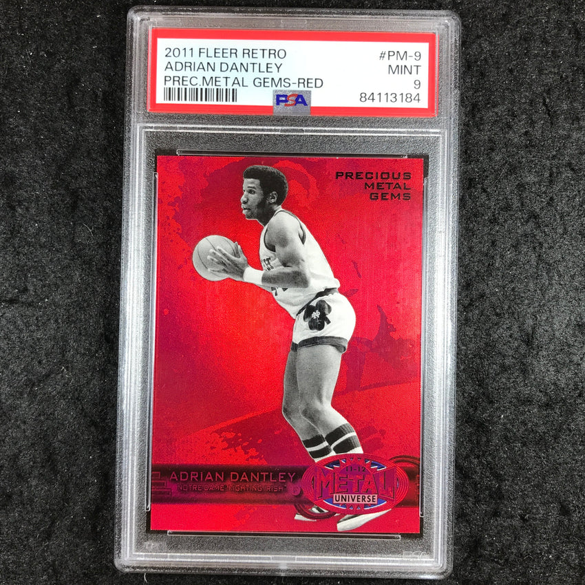 2011 Fleer Retro ADRIAN DANTLEY Precious Metal Gems Red 4/150 #PM-9 PSA 9 (184)