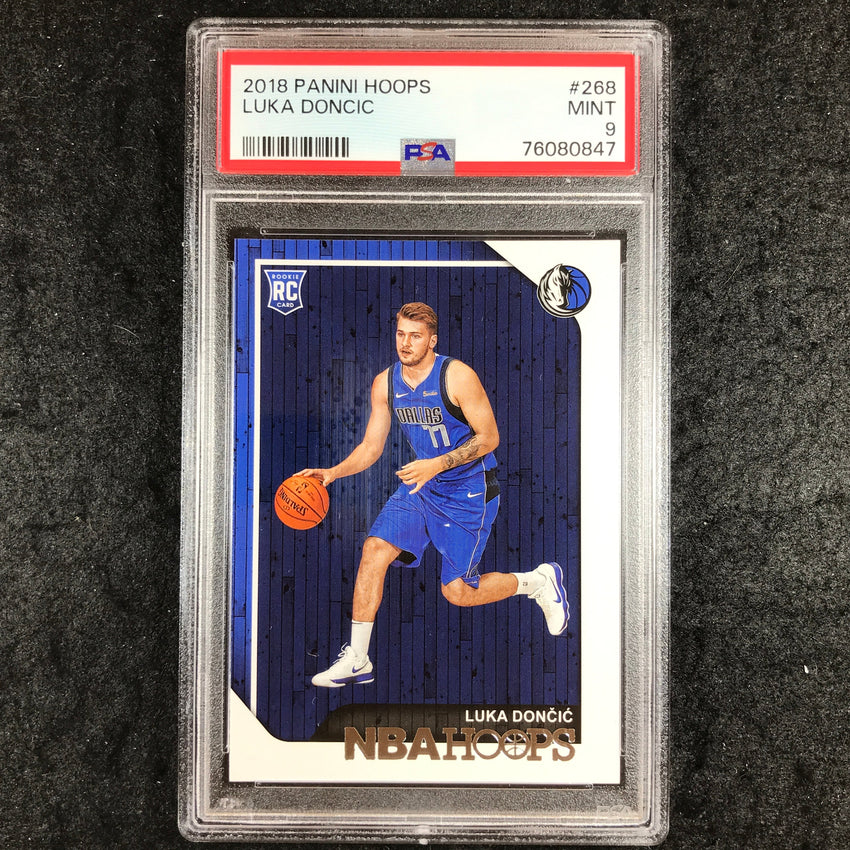2018 Hoops LUKA DONCIC Rookie Base #268 PSA 9 (847)