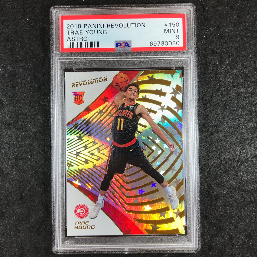 2018 Panini Revolution TRAE YOUNG Rookie Astro #150 PSA 9 (080)