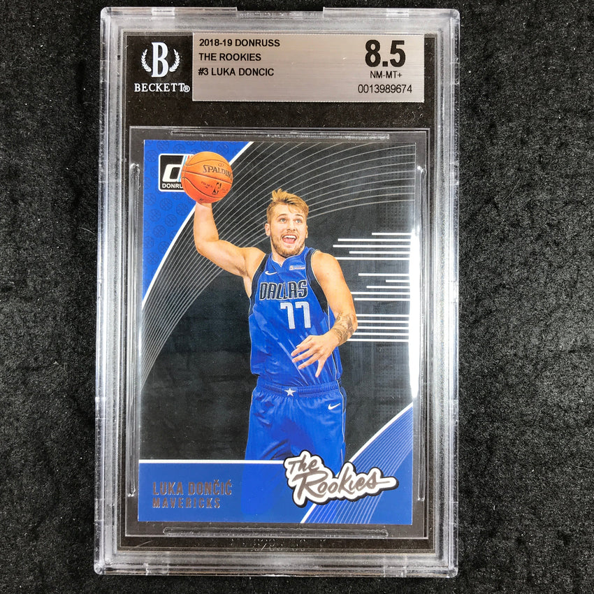 2018 Donruss LUKA DONCIC The Rookies #3 BGS 8.5 (674)