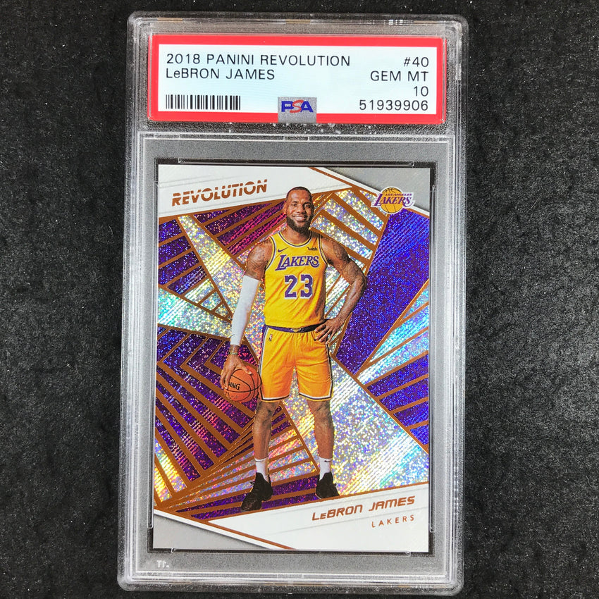 2018 Revolution LEBRON JAMES Base #40 PSA 10 (906)