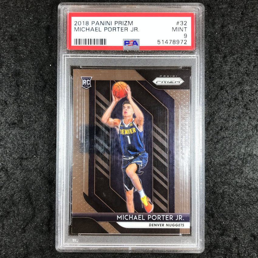 2018 Prizm MICHAEL PORTER JR. Rookie Base #32 PSA 9 (972)