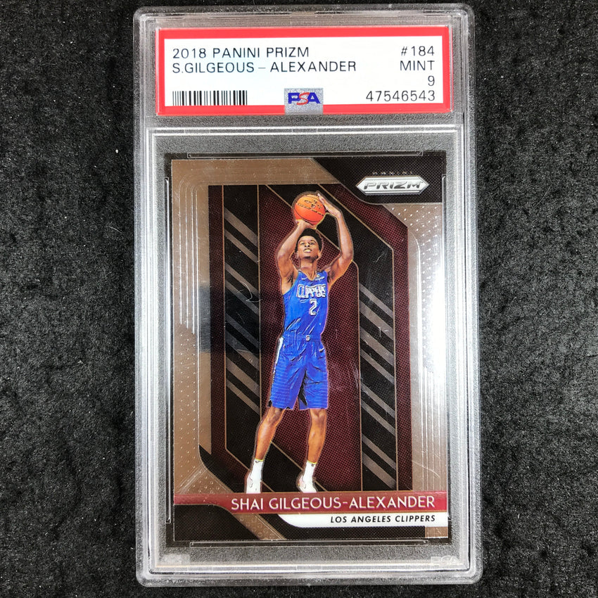 2018 Prizm SHAI GILGEOUS-ALEXANDER Rookie Base #184 PSA 9 (543)