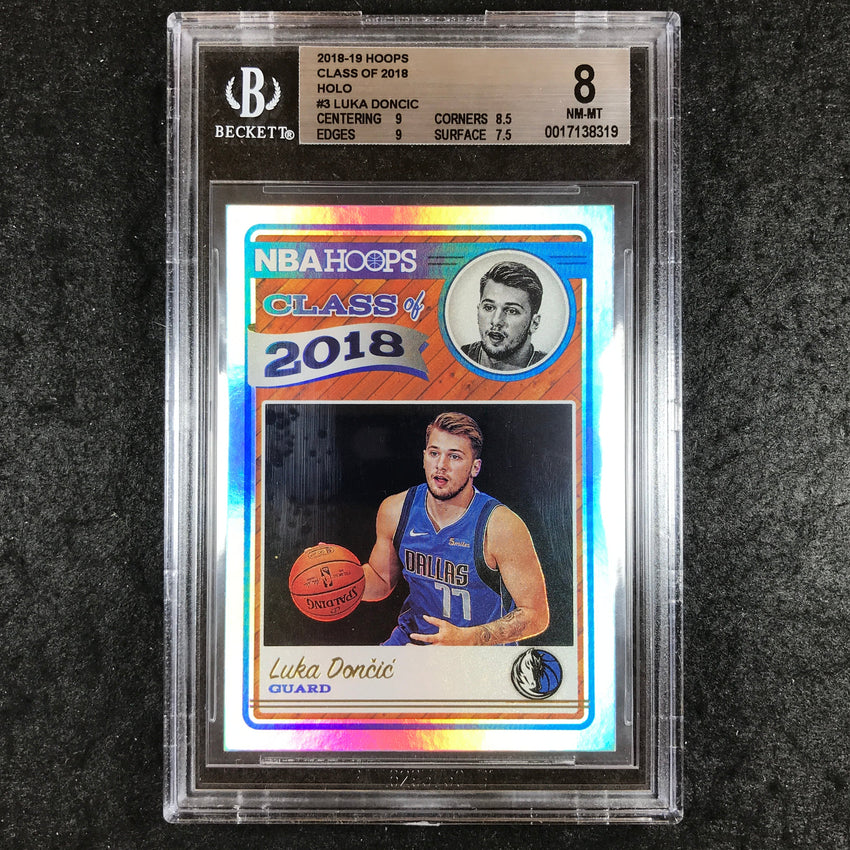 2018 Hoops Class of LUKA DONCIC Rookie Class of 2018 #3 BGS 8 (319)