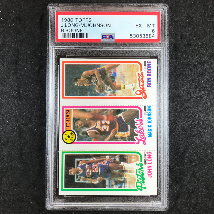 1980 Topps LONG JOHNSON BOONE Base PSA 6 (884)
