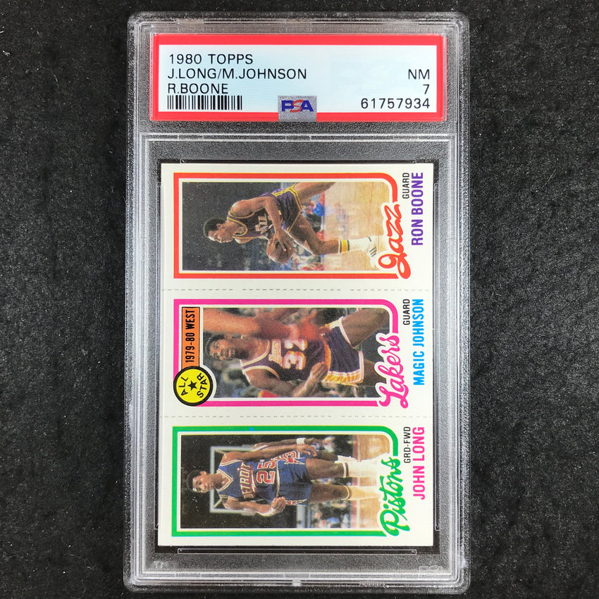 1980 Topps LONG JOHNSON BOONE Base PSA 7 (934)