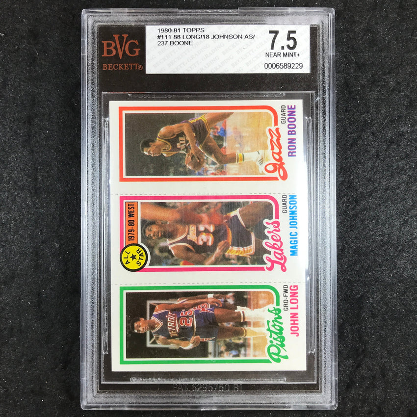 1980 Topps LONG JOHNSON BOONE BGS 7.5 (229)