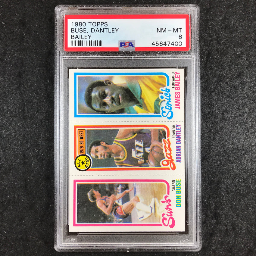 1980 Topps BUSE DANTLEY BAILEY PSA 8 (400)