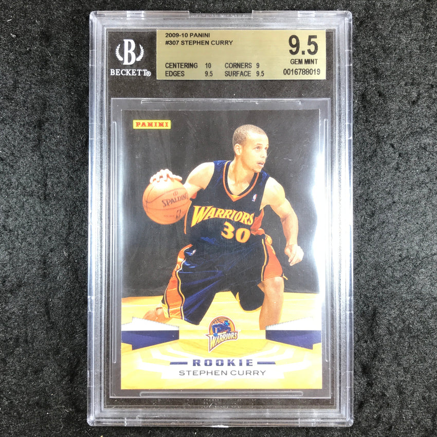 2009 Panini STEPHEN CURRY Rookie Base #307 BGS 9.5 (019)