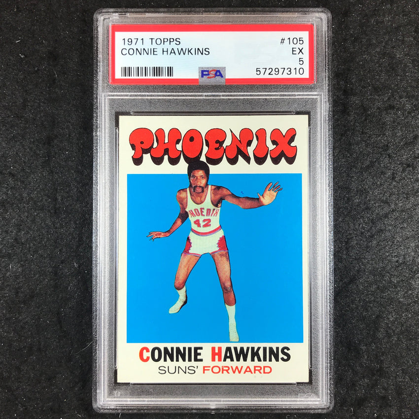 1971 Topps CONNIE HAWKINS Base #105 PSA 5 (310)