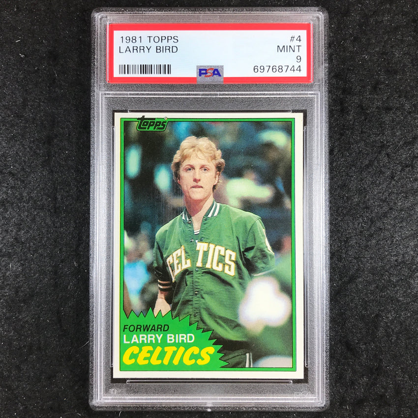 1981 Topps LARRY BIRD Base #4 PSA 9 (744)