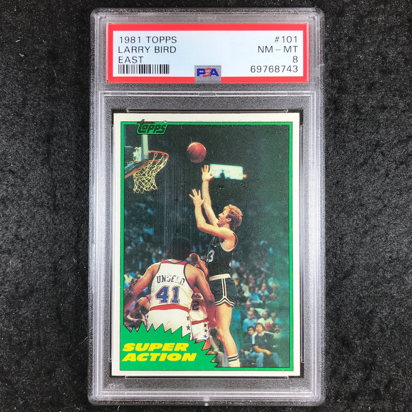 1981 Topps LARRY BIRD East #101 PSA 8 (743)