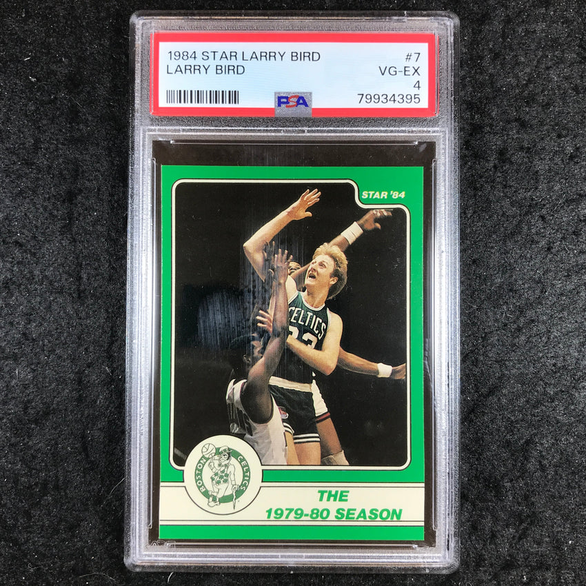 1984 Star LARRY BIRD Base #7 PSA 4 (395)