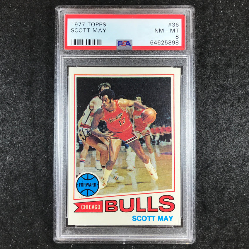 1977 Topps SCOTT MAY Base #36 PSA 8 (898)