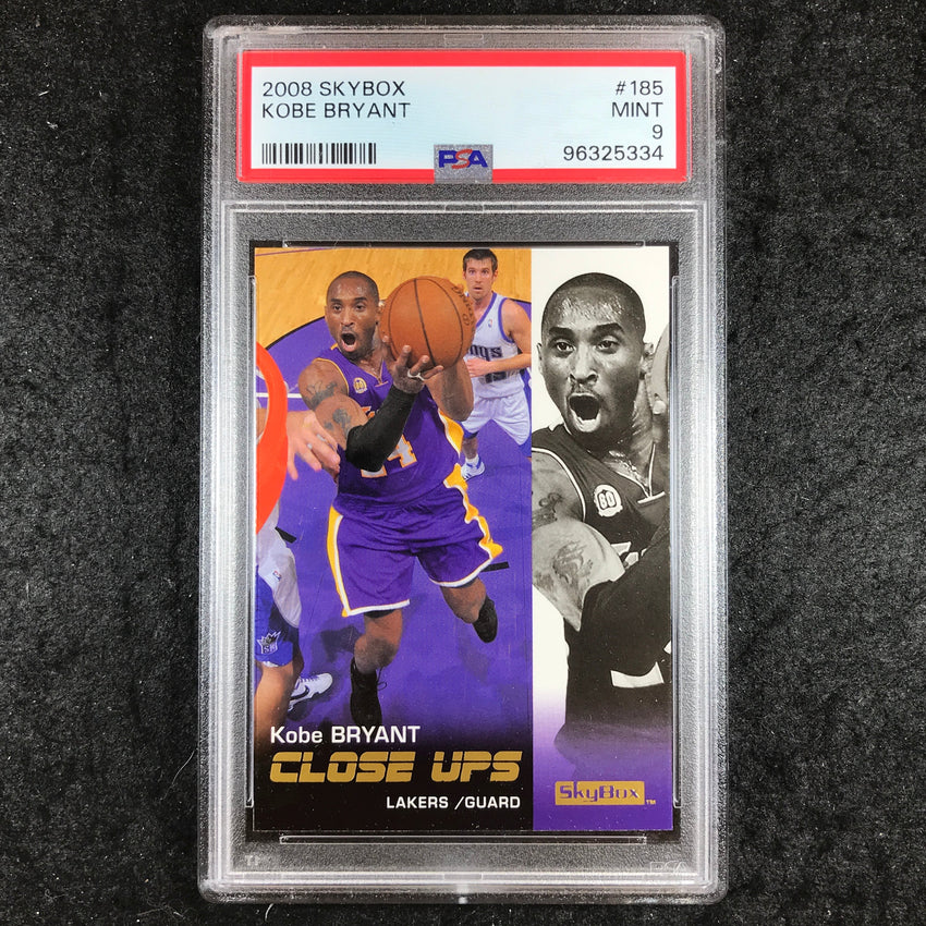 2008 Skybox KOBE BRYANT Base #185 PSA 9 (334)