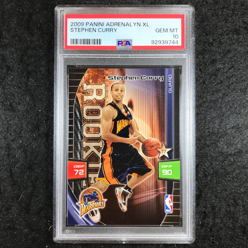 2009 Panini Adrenalyn XL STEPHEN CURRY Rookie Base PSA 10 (744)