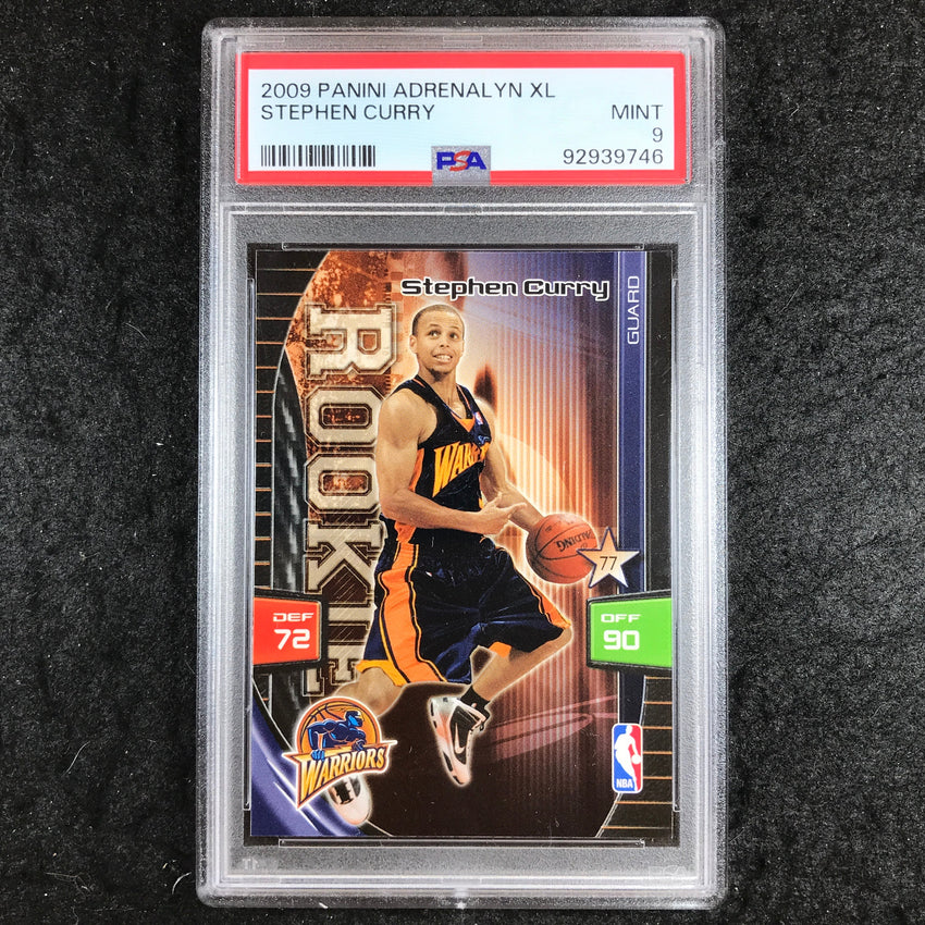 2009 Panini Adrenalyn XL STEPHEN CURRY Rookie Base PSA 9 (746)