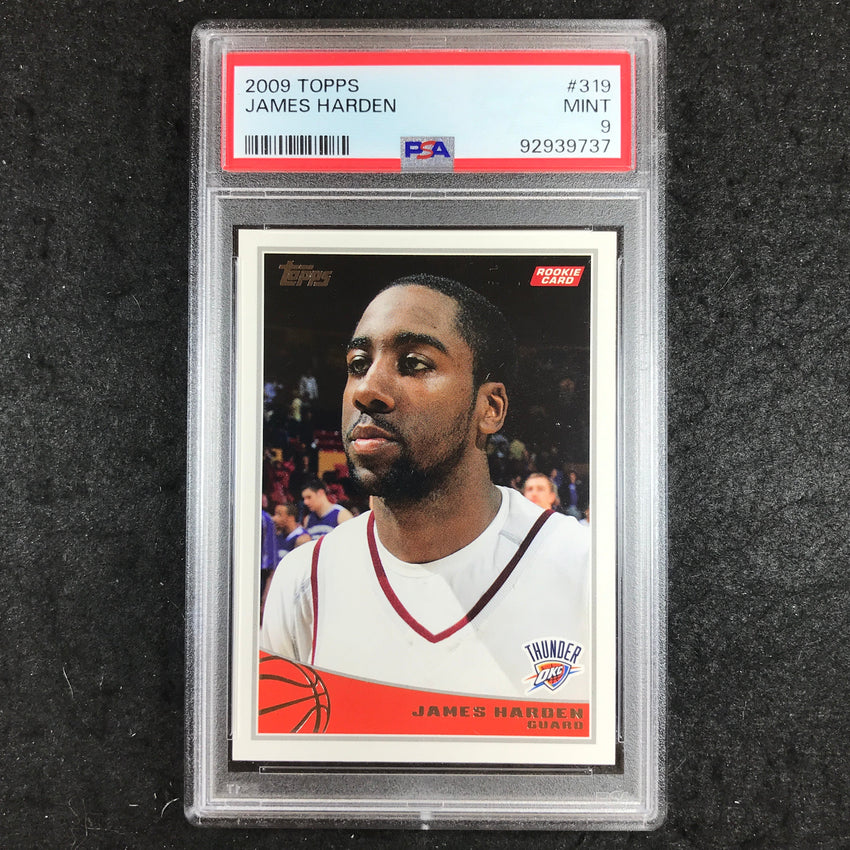 2009 Topps JAMES HARDEN Rookie Base #319 PSA 9 (737)