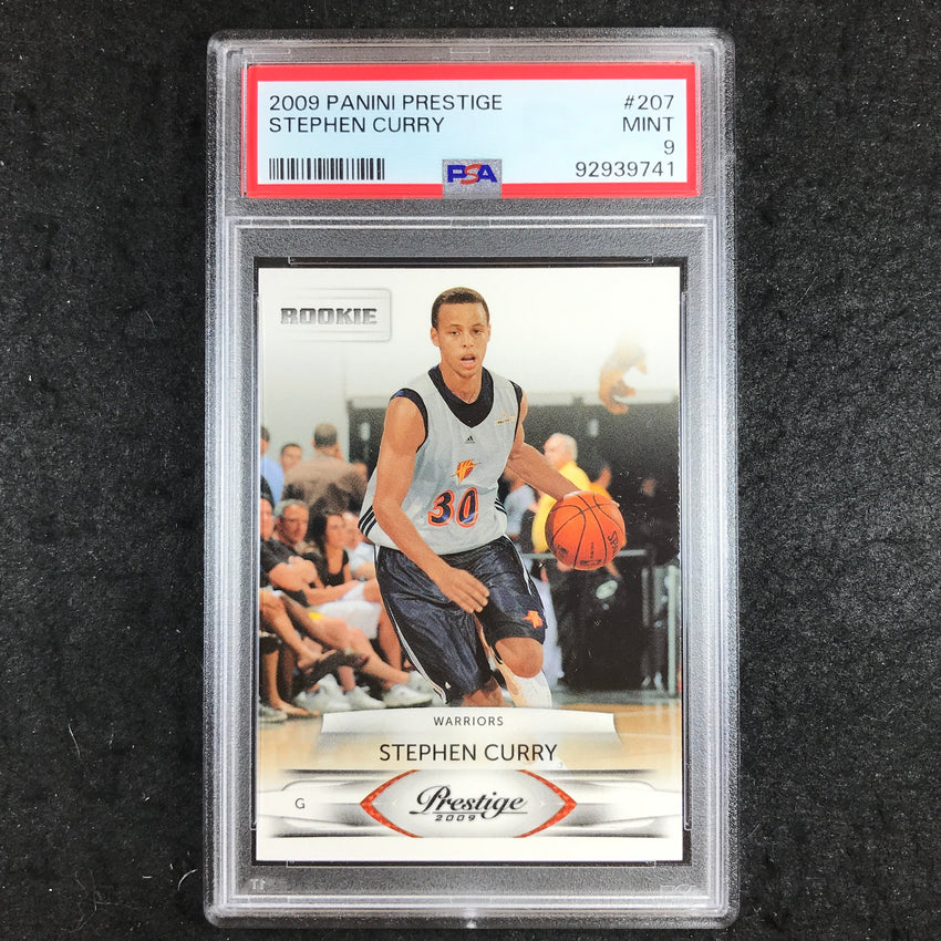 2009 Prestige STEPHEN CURRY Rookie Base #207 PSA 9 (741)