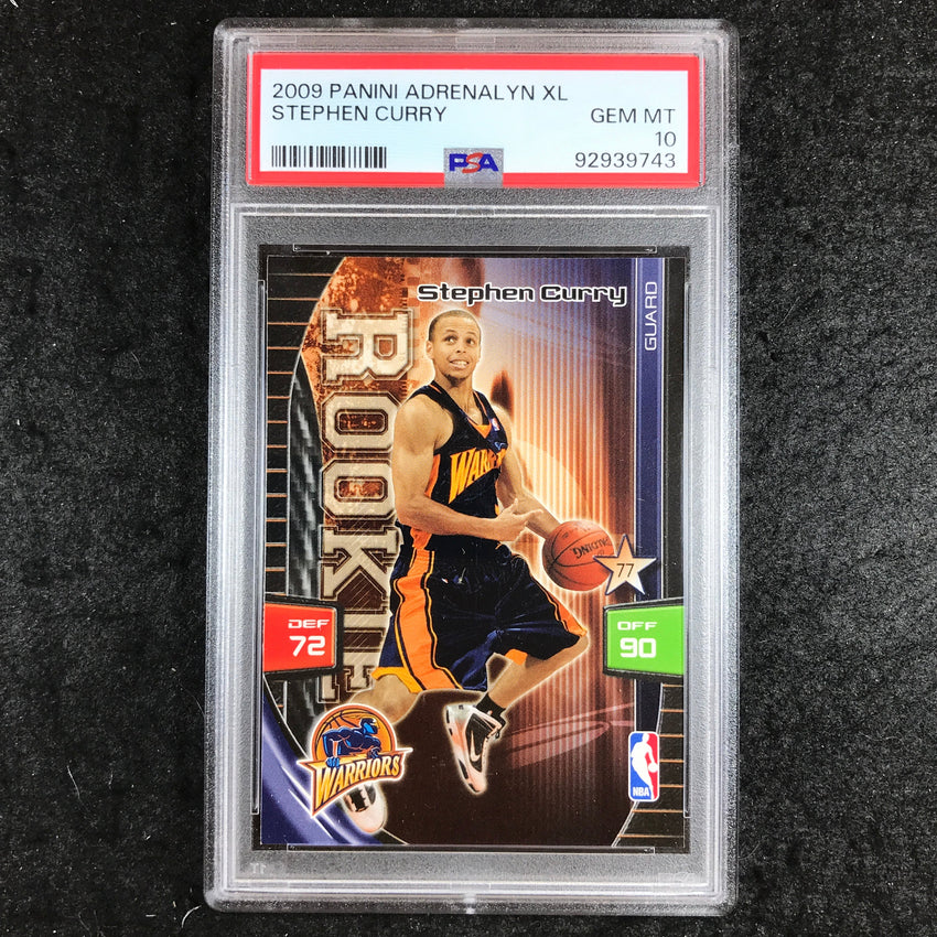 2009 Panini Adrenalyn XL STEPHEN CURRY Rookie Base PSA 10 (743)