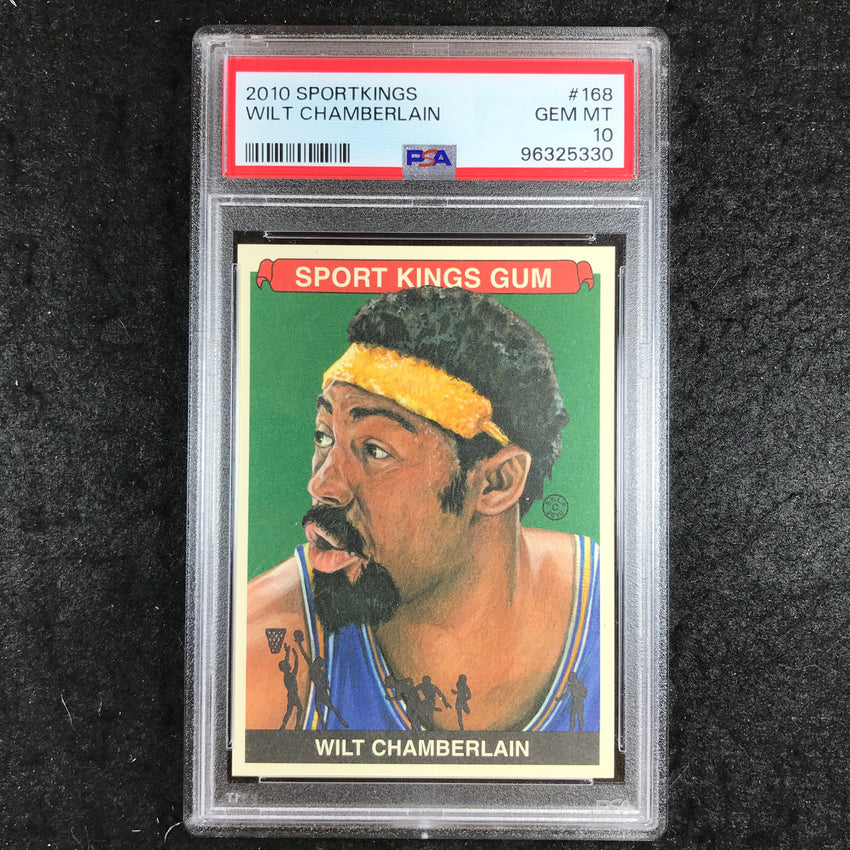 2010 Sportkings WILT CHAMBERLAIN Base #168 PSA 10 (330)
