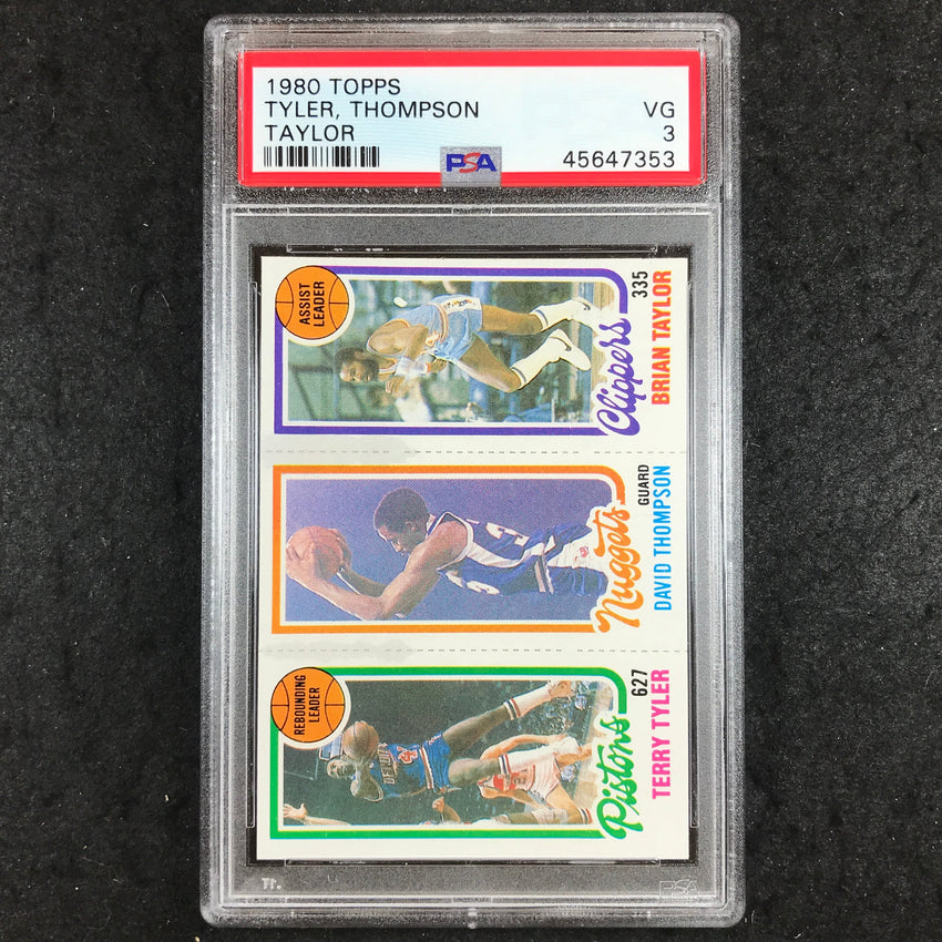 1980 Topps TYLER THOMPSON TAYLOR PSA 3 (353)