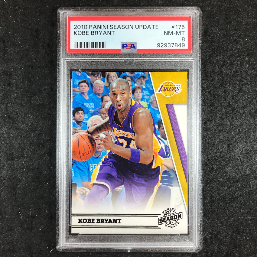 2010 Panini Season Update KOBE BRYANT Base #175 PSA 8 (849)