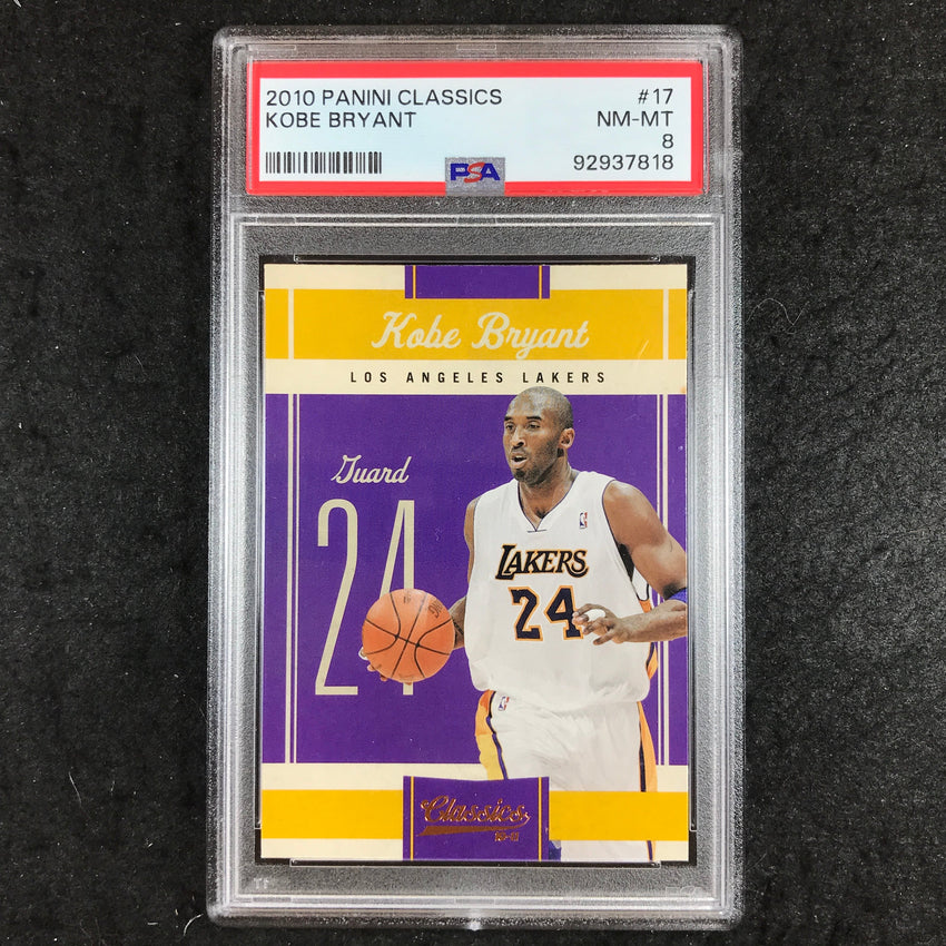 2010 Panini Classics KOBE BRYANT Base #17 PSA 8 (818)