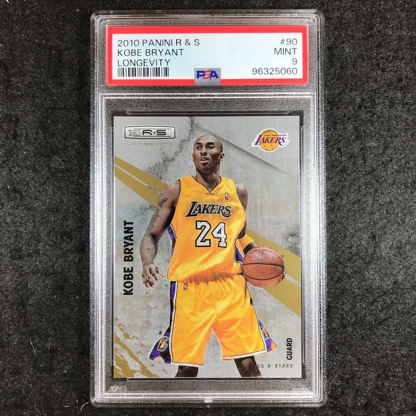 2010 Panini Rookies & Stars KOBE BRYANT Longevity #90 PSA 9 (060)