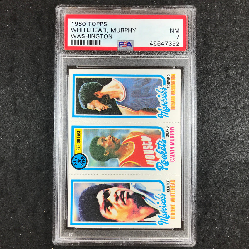 1980 Topps WHITEHEAD MURPHY WASHINGTON PSA 7 (352)