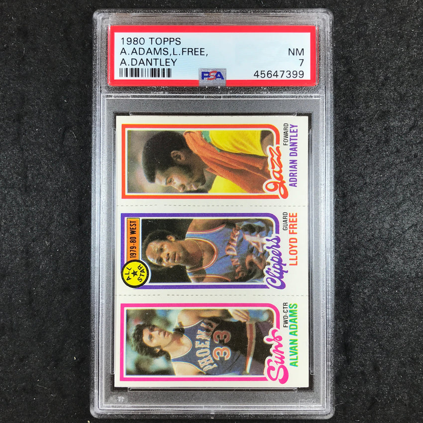 1980 Topps ADAMS FREE DANTLEY PSA 7 (399)