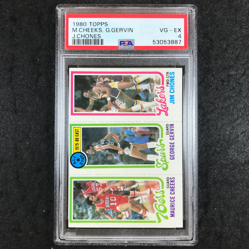 1980 Topps CHEEKS GERVVIN CHONES PSA 4 (887)