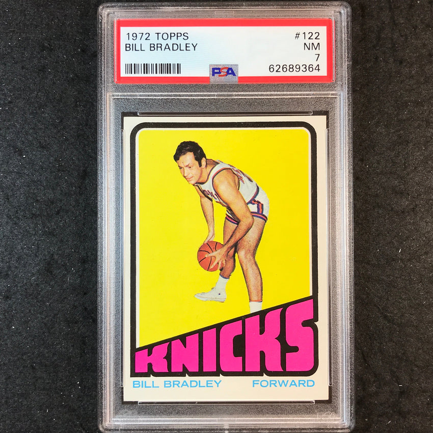 1972 Topps BILL BRADLEY Base #122 PSA 7 (364)