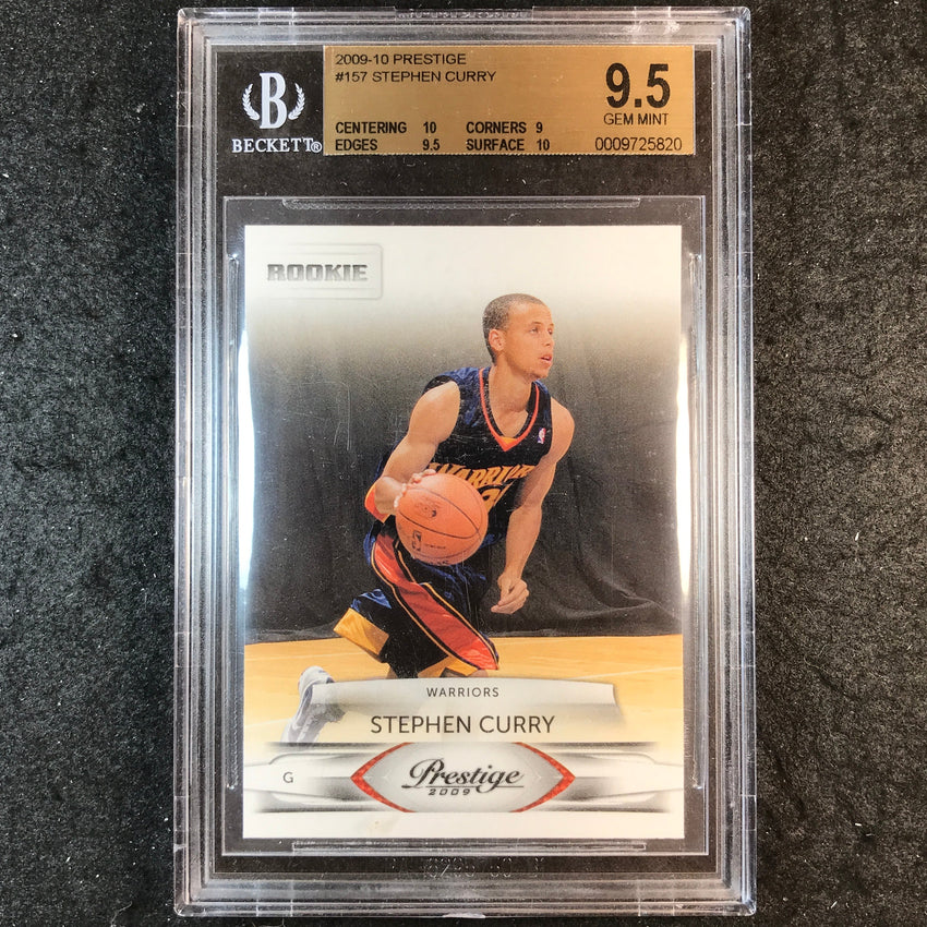 2009 Prestige STEPHEN CURRY Rookie Base #157 BGS 9.5 (820)