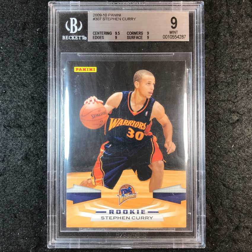2009 Panini STEPHEN CURRY Rookie #307 BGS 9 (287)