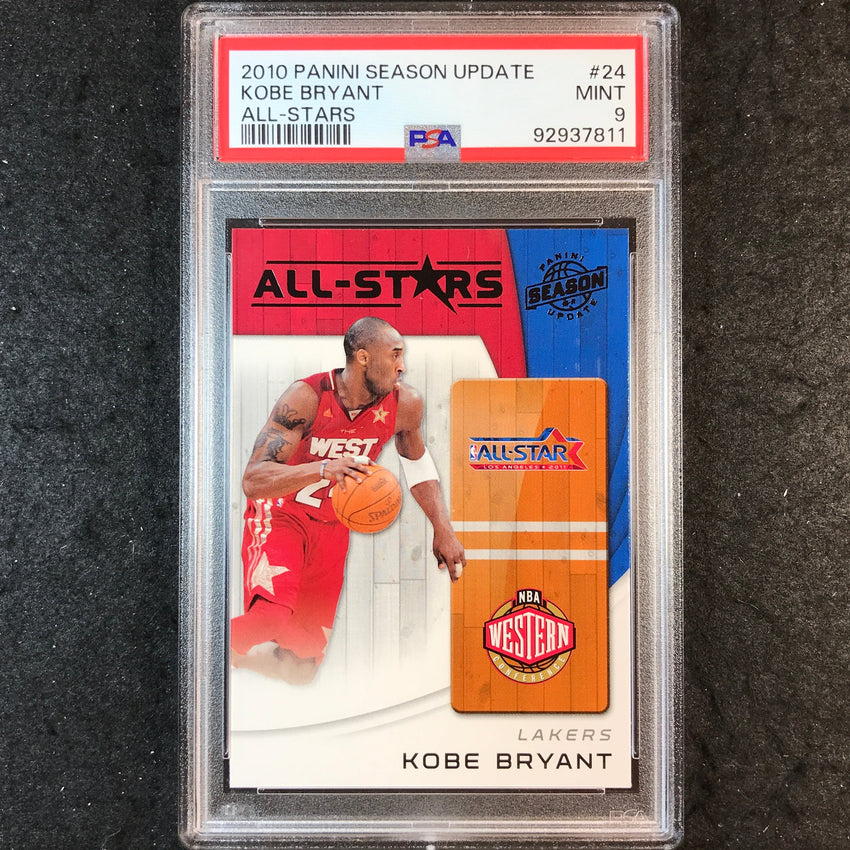 2010 Panini Season Update KOBE BRYANT All-Stars Base #24 PSA 9 (811)