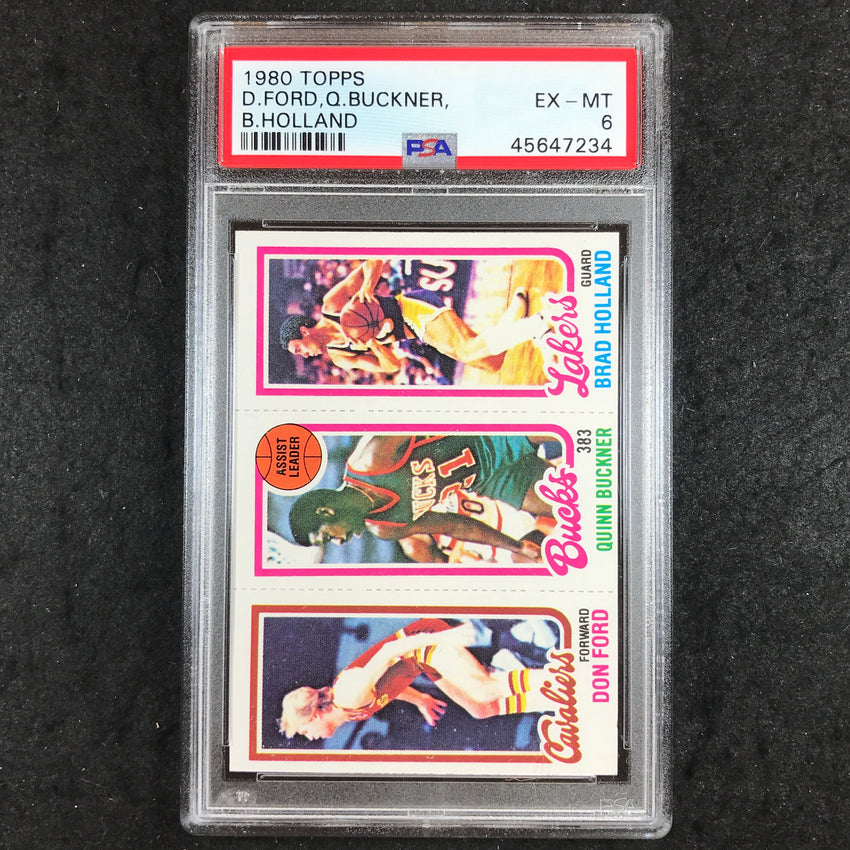 1980 Topps FORD BUCKNER HOLLAND PSA 6 (234)