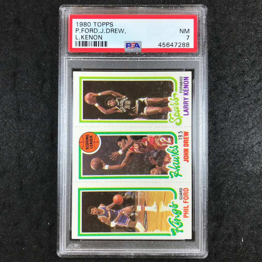 1980 Topps FORD DREW KENON PSA 7 (288)