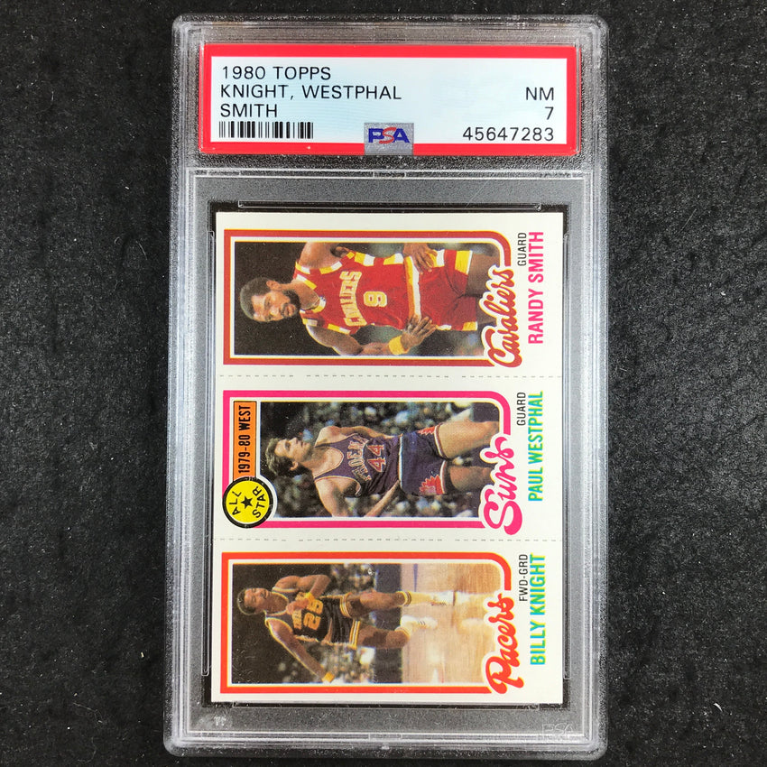 1980 Topps KNIGHT WESTPHAL SMITH PSA 7 (283)
