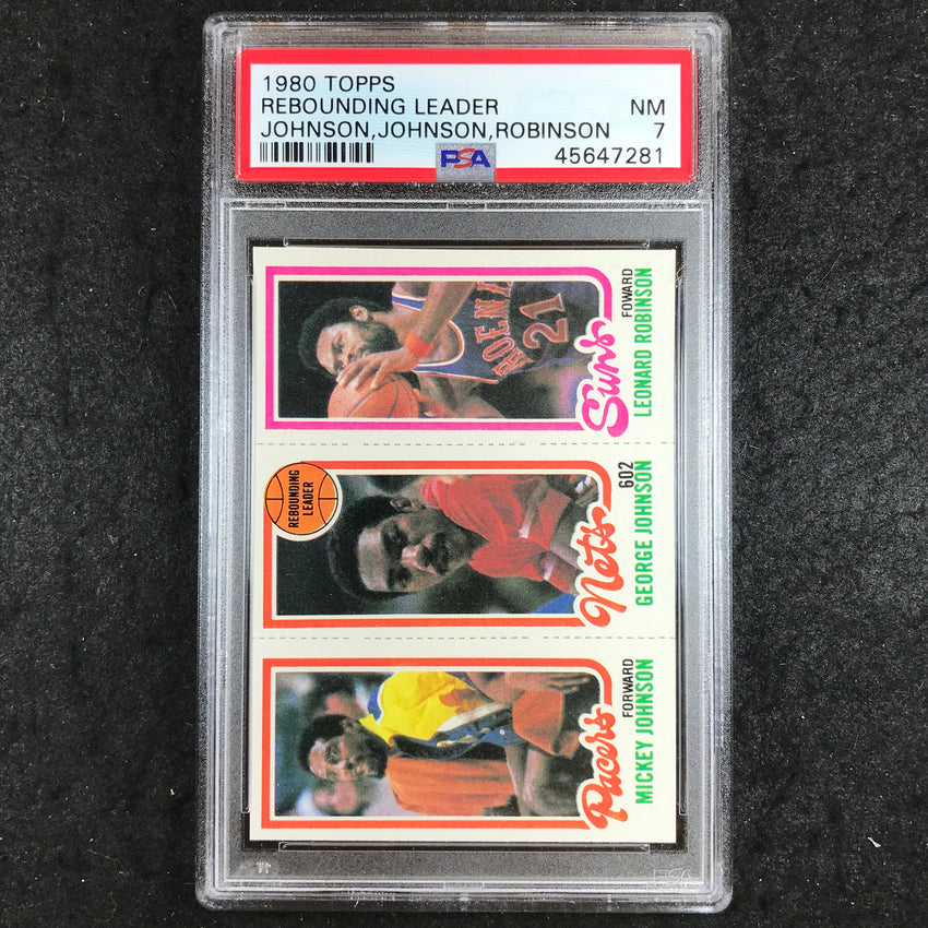 1980 Topps JOHNSON JOHNSON ROBINSON PSA 7 (281)