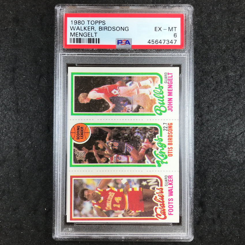 1980 Topps WALKER BIRDSONG MENELT PSA 6 (347)