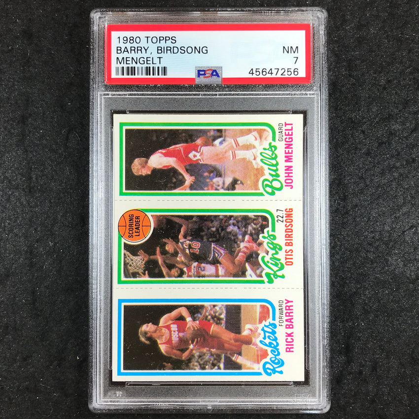 1980 Topps BARRY BIRDSONG MENGELT PSA 7 (256)