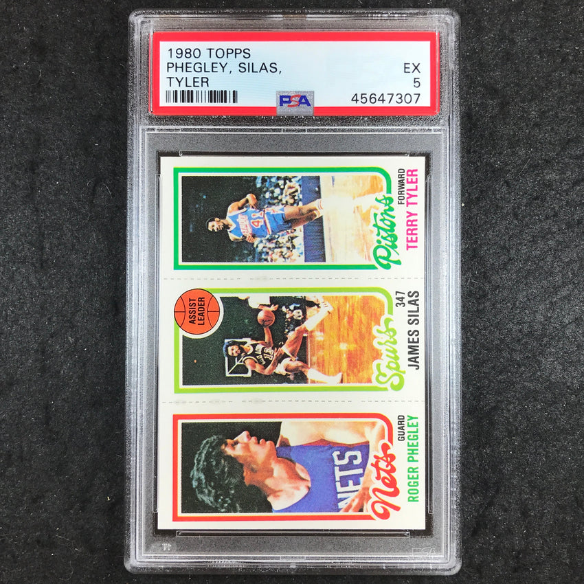 1980 Topps PHEGLEY SILAS TYLER PSA 5 (307)