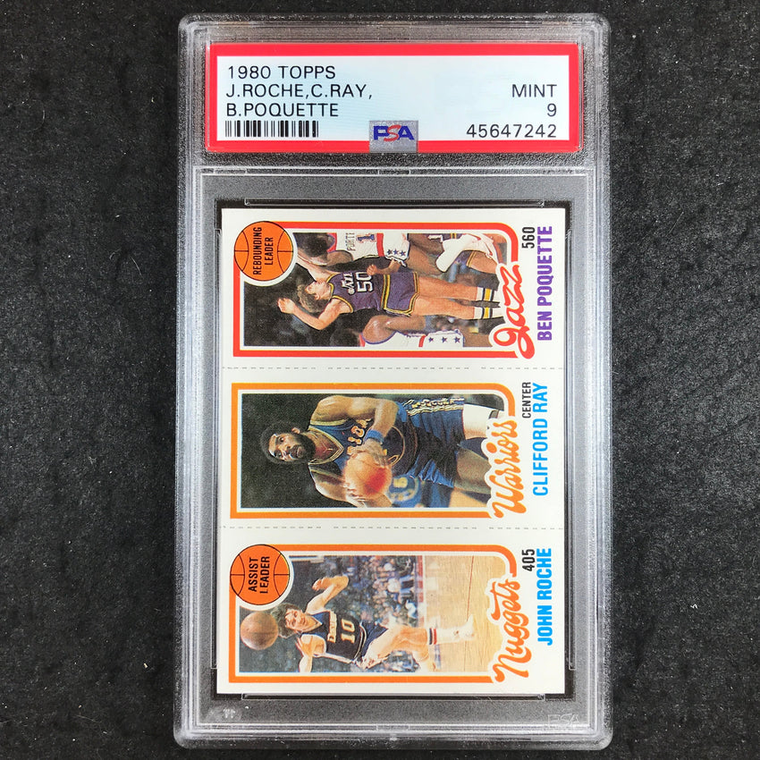 1980 Topps ROCHE RAY POQUETTE PSA 9 (242)