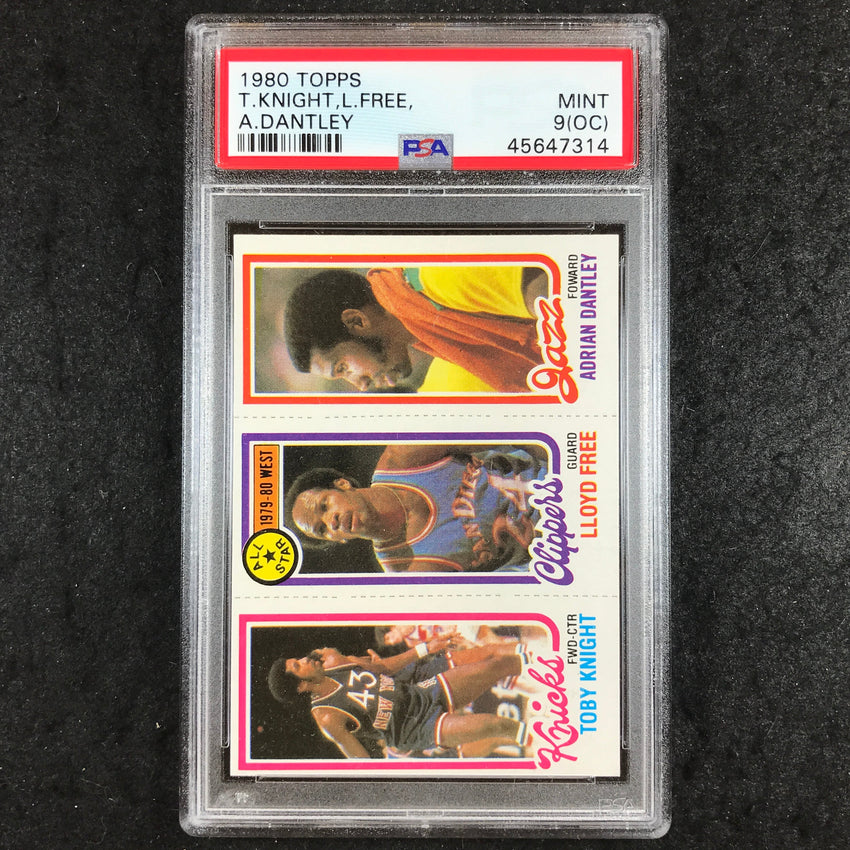 1980 Topps KNIGHT FREE DANTLEY PSA 9 (OC) (314)