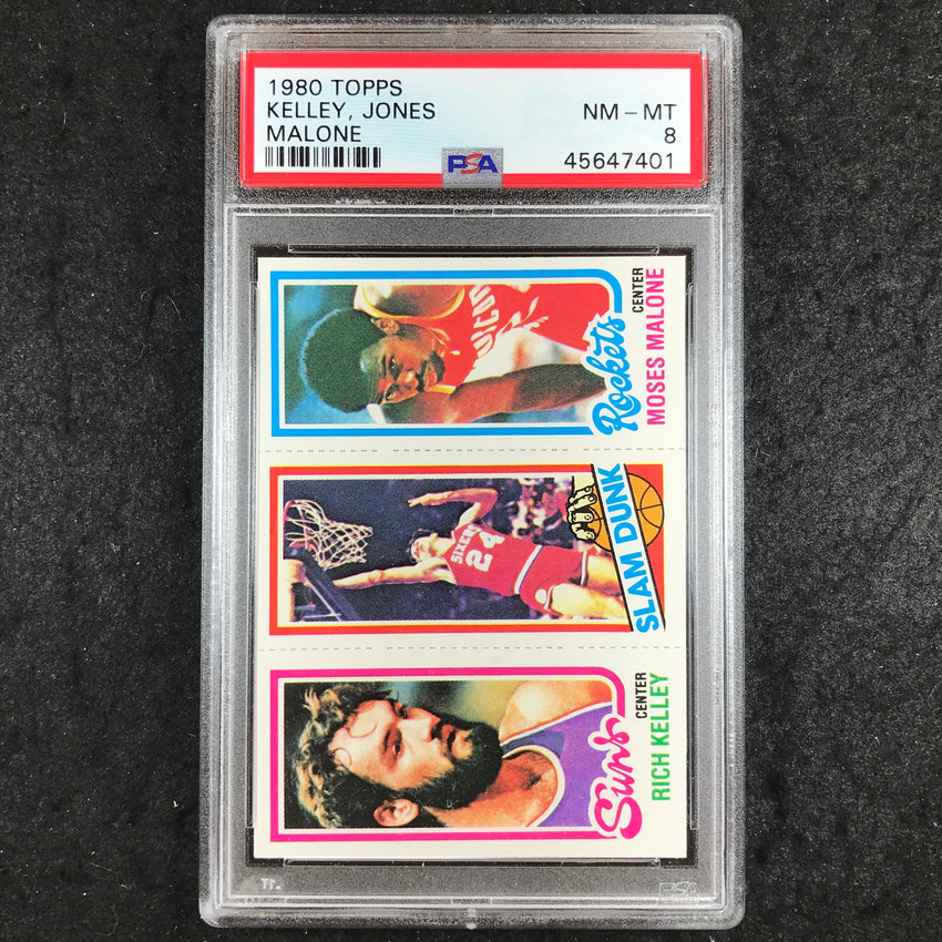 1980 Topps KELLEY JONES MALONE PSA 8 (401)