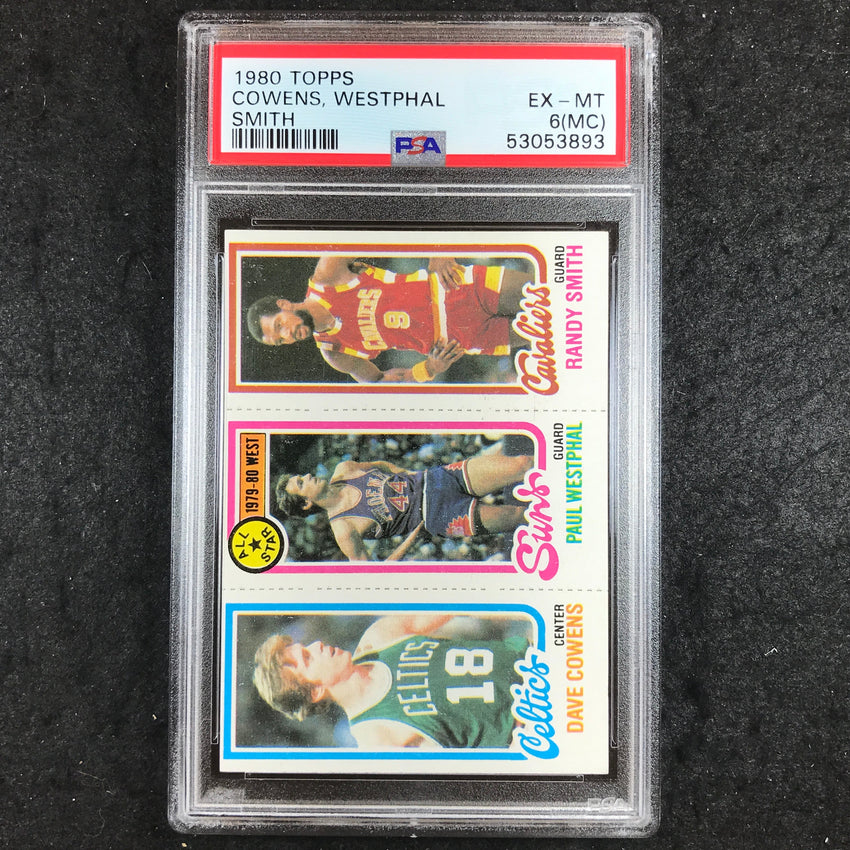 1980 Topps COWENS WESTPHAL SMITH PSA 6 (MC) (893)